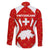 Switzerland Flag Family Matching Long Sleeve Bodycon Dress and Hawaiian Shirt with Floral Pattern Red and White Sportswear - Wonder Print Shop