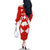 Switzerland Flag Family Matching Off The Shoulder Long Sleeve Dress and Hawaiian Shirt with Floral Pattern Red and White Sportswear - Wonder Print Shop