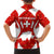 Switzerland Flag Family Matching Puletasi and Hawaiian Shirt with Floral Pattern Red and White Sportswear - Wonder Print Shop