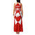 Switzerland Flag Family Matching Tank Maxi Dress and Hawaiian Shirt with Floral Pattern Red and White Sportswear - Wonder Print Shop