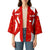 Switzerland Flag Kimono with Floral Pattern Red and White Sportswear - Wonder Print Shop
