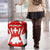 Switzerland Flag Luggage Cover with Floral Pattern Red and White Sportswear - Wonder Print Shop
