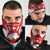 Switzerland Flag Neck Gaiter with Floral Pattern Red and White Sportswear TS04