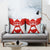 Switzerland Flag Pillow Cover with Floral Pattern Red and White Sportswear - Wonder Print Shop