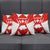 Switzerland Flag Pillow Cover with Floral Pattern Red and White Sportswear - Wonder Print Shop