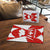 Switzerland Flag Puzzle with Floral Pattern Red and White Sportswear - Wonder Print Shop