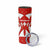 Switzerland Flag Skinny Tumbler with Floral Pattern Red and White Sportswear - Wonder Print Shop