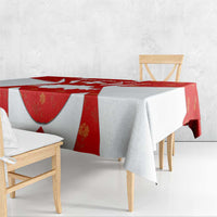 Switzerland Flag Tablecloth with Floral Pattern Red and White Sportswear - Wonder Print Shop