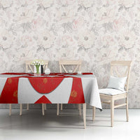 Switzerland Flag Tablecloth with Floral Pattern Red and White Sportswear - Wonder Print Shop