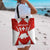 Switzerland Flag Tote Bag with Floral Pattern Red and White Sportswear - Wonder Print Shop