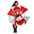 Switzerland Flag Umbrella with Floral Pattern Red and White Sportswear - Wonder Print Shop