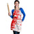 Switzerland Flag Apron with Camo Red White Sportswear with Swiss Cross Shield - Wonder Print Shop