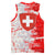 Switzerland Flag Basketball Jersey with Camo Red White Sportswear with Swiss Cross Shield - Wonder Print Shop