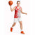 Switzerland Flag Basketball Jersey with Camo Red White Sportswear with Swiss Cross Shield - Wonder Print Shop