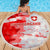Switzerland Flag Beach Blanket with Camo Red White Sportswear with Swiss Cross Shield - Wonder Print Shop