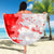 Switzerland Flag Beach Blanket with Camo Red White Sportswear with Swiss Cross Shield - Wonder Print Shop