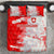 Switzerland Flag Bedding Set with Camo Red White Sportswear with Swiss Cross Shield - Wonder Print Shop