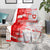 Switzerland Flag Blanket with Camo Red White Sportswear with Swiss Cross Shield - Wonder Print Shop