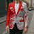 Switzerland Flag Blazer with Camo Red White Sportswear with Swiss Cross Shield - Wonder Print Shop