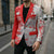 Switzerland Flag Blazer with Camo Red White Sportswear with Swiss Cross Shield - Wonder Print Shop