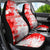 Switzerland Flag Car Seat Cover with Camo Red White Sportswear with Swiss Cross Shield - Wonder Print Shop