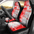 Switzerland Flag Car Seat Cover with Camo Red White Sportswear with Swiss Cross Shield - Wonder Print Shop