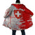 Switzerland Flag Cloak with Camo Red White Sportswear with Swiss Cross Shield - Wonder Print Shop