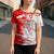 Switzerland Flag Cross Shoulder Shirt with Camo Red White Sportswear with Swiss Cross Shield - Wonder Print Shop