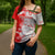 Switzerland Flag Cross Shoulder Shirt with Camo Red White Sportswear with Swiss Cross Shield - Wonder Print Shop