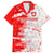 Switzerland Flag Family Matching Long Sleeve Bodycon Dress and Hawaiian Shirt with Camo Red White Sportswear with Swiss Cross Shield - Wonder Print Shop