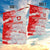 Switzerland Flag Garden Flag with Camo Red White Sportswear with Swiss Cross Shield - Wonder Print Shop