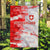 Switzerland Flag Garden Flag with Camo Red White Sportswear with Swiss Cross Shield - Wonder Print Shop