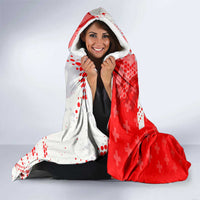 Switzerland Flag Hooded Blanket with Camo Red White Sportswear with Swiss Cross Shield - Wonder Print Shop