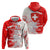 Switzerland Flag Hoodie with Camo Red White Sportswear with Swiss Cross Shield - Wonder Print Shop