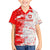 Switzerland Flag Kid Hawaiian Shirt with Camo Red White Sportswear with Swiss Cross Shield - Wonder Print Shop