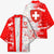 Switzerland Flag Kimono with Camo Red White Sportswear with Swiss Cross Shield - Wonder Print Shop