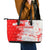 Switzerland Flag Leather Tote Bag with Camo Red White Sportswear with Swiss Cross Shield - Wonder Print Shop