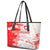 Switzerland Flag Leather Tote Bag with Camo Red White Sportswear with Swiss Cross Shield - Wonder Print Shop