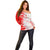 Switzerland Flag Off Shoulder Sweater with Camo Red White Sportswear with Swiss Cross Shield - Wonder Print Shop
