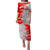 Switzerland Flag Puletasi with Camo Red White Sportswear with Swiss Cross Shield - Wonder Print Shop