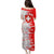 Switzerland Flag Puletasi with Camo Red White Sportswear with Swiss Cross Shield - Wonder Print Shop