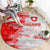 Switzerland Flag Round Carpet with Camo Red White Sportswear with Swiss Cross Shield - Wonder Print Shop