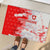 Switzerland Flag Rubber Doormat with Camo Red White Sportswear with Swiss Cross Shield - Wonder Print Shop