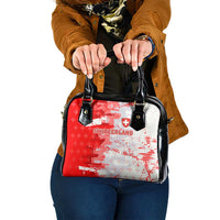 Switzerland Flag Shoulder Handbag with Camo Red White Sportswear with Swiss Cross Shield - Wonder Print Shop
