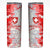 Switzerland Flag Skinny Tumbler with Camo Red White Sportswear with Swiss Cross Shield - Wonder Print Shop