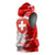 Switzerland Flag Sleeveless Hoodie with Camo Red White Sportswear with Swiss Cross Shield - Wonder Print Shop