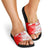 Switzerland Flag Slide Sandals with Camo Red White Sportswear with Swiss Cross Shield - Wonder Print Shop