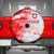 Switzerland Flag Spare Tire Cover with Camo Red White Sportswear with Swiss Cross Shield - Wonder Print Shop
