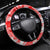 Switzerland Flag Steering Wheel Cover with Camo Red White Sportswear with Swiss Cross Shield - Wonder Print Shop