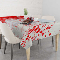 Switzerland Flag Tablecloth with Camo Red White Sportswear with Swiss Cross Shield - Wonder Print Shop